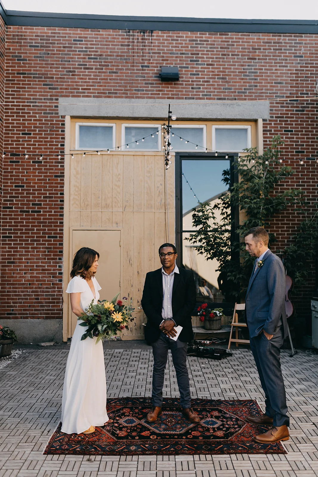 Here’s how we got married, on a Thursday night in Portland, ME right in the middle of wedding season. Credit: Emily Delamater (2018)