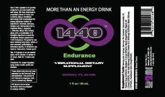1440 Endurance Product Label.