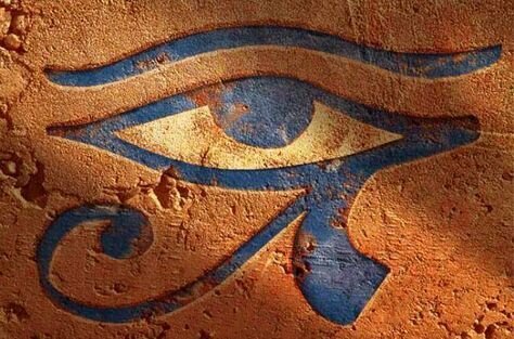 THE eYE OF HORUS (HERU), ALSO KNOWN AS THE EYE OF RA.