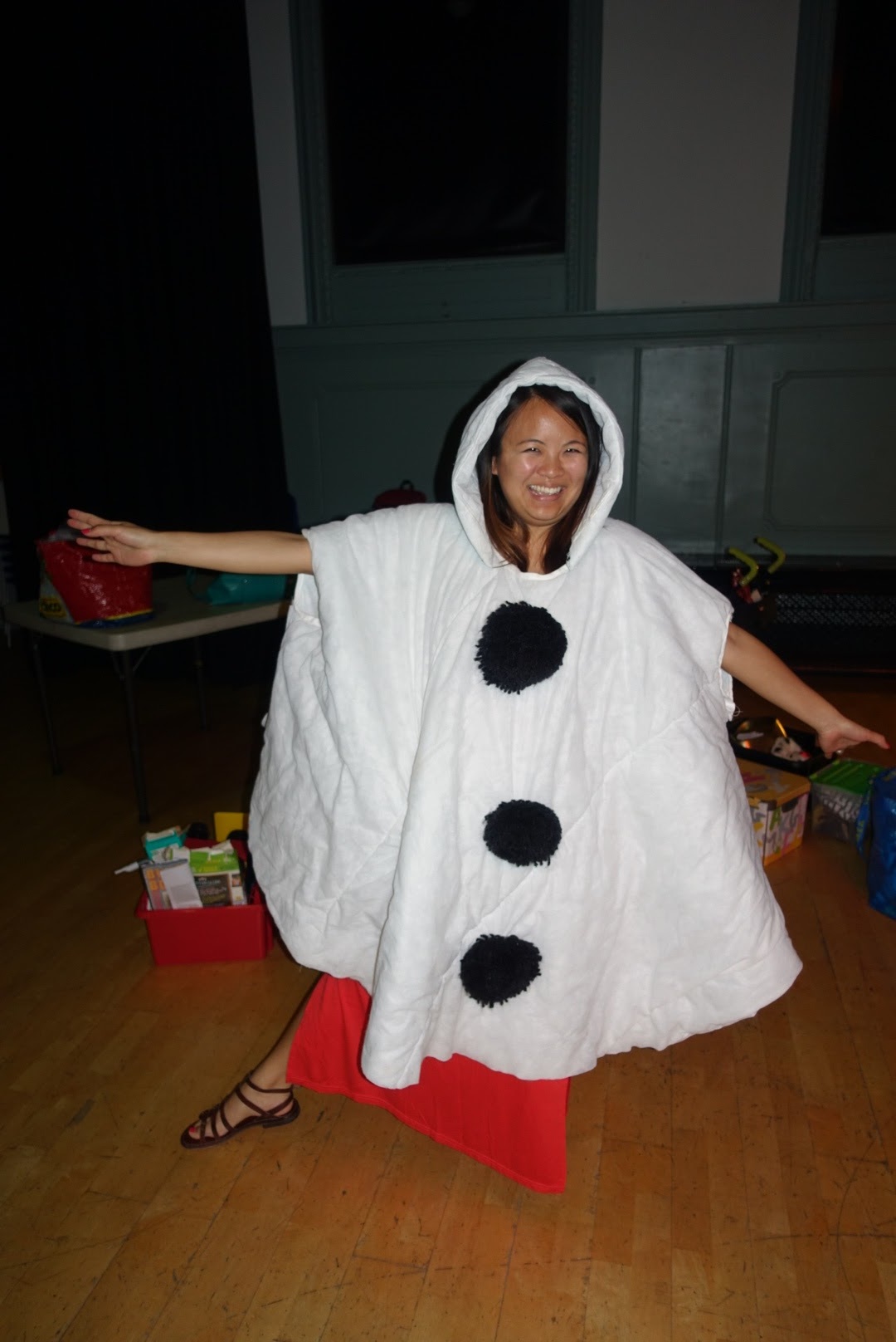 Diana, founder of Hampstead Mums, as Olaf