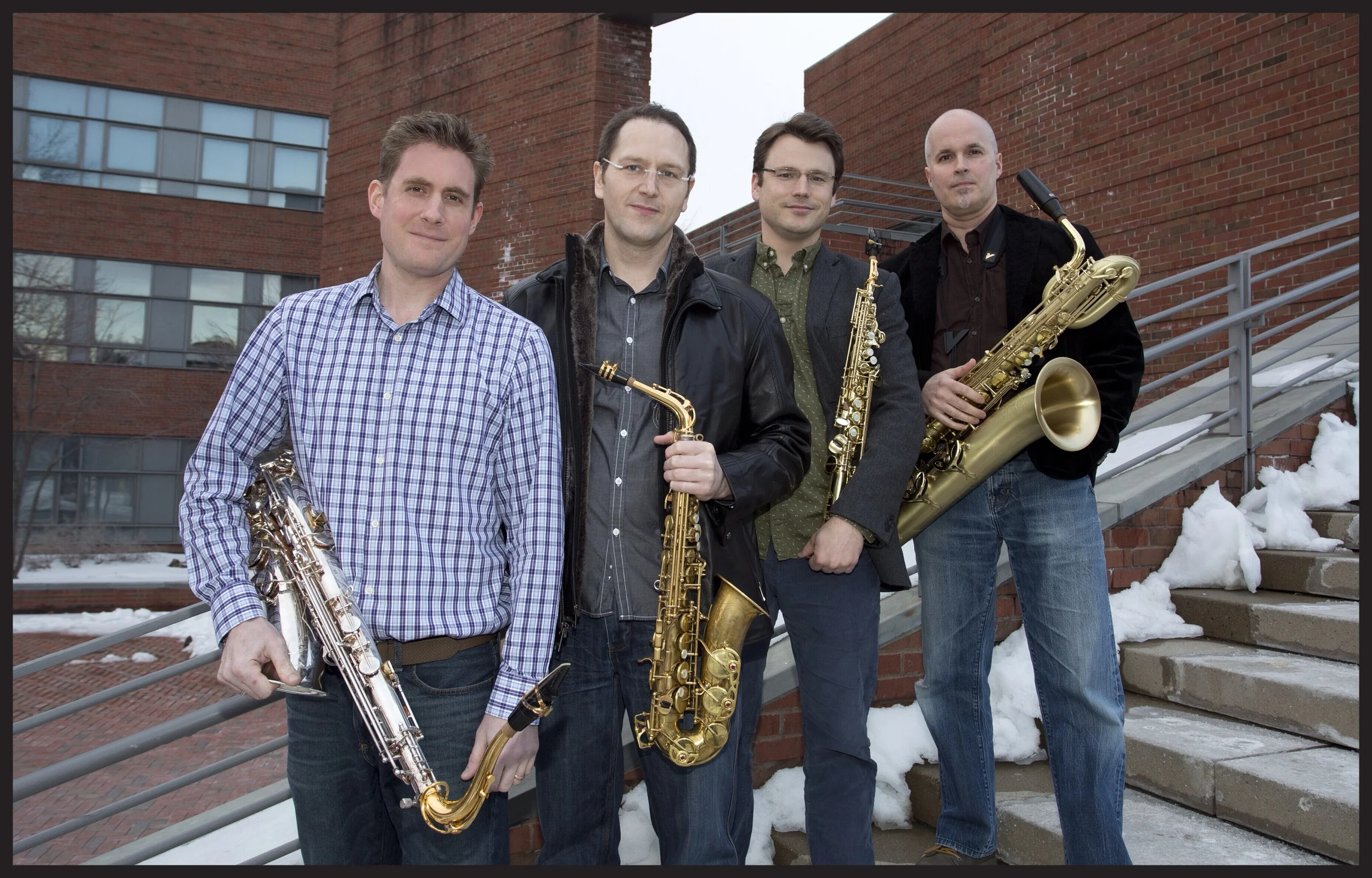 Guest artist recital at University of Northern Iowa with Oasis Quartet