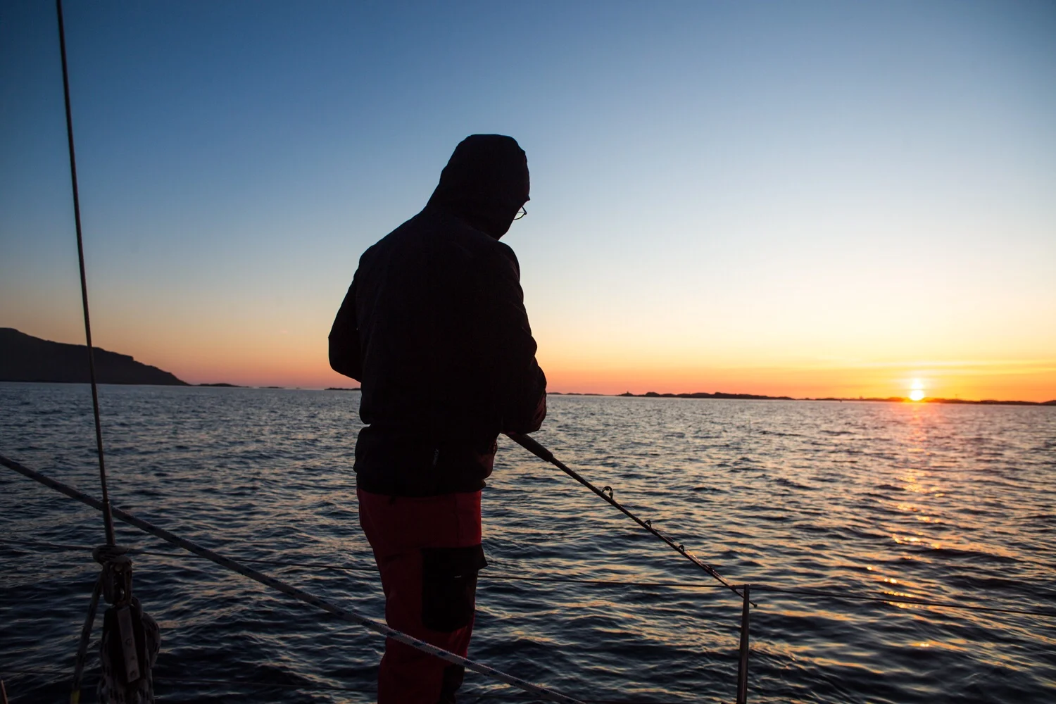 Fishing in the midnight sun!