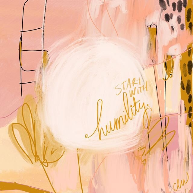 This is my heart......Love, tenderness, humility. I told you guys in February that I wanted to share more of my art here. 😍✨ For months the word humility has been on my heart and more than ever recently. Humility is a beautiful thing and it can flow