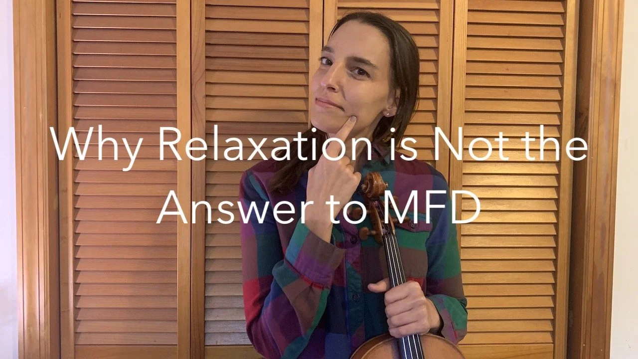 Relaxation is Not the Answer to Musician's Focal Dystonia