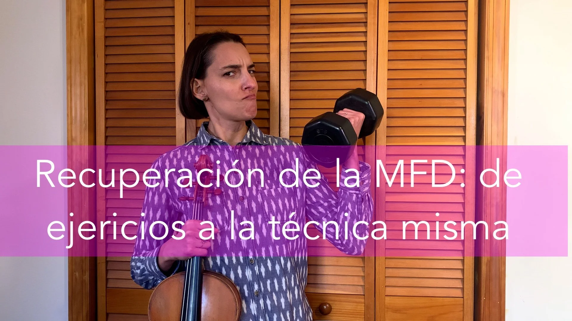 Principios de la recuperación de la distonía focal: de ejercicios a la técnica misma