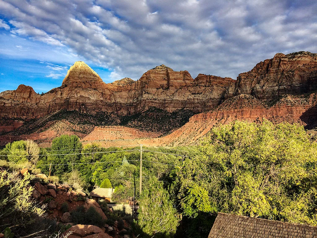 Outside of Zion.