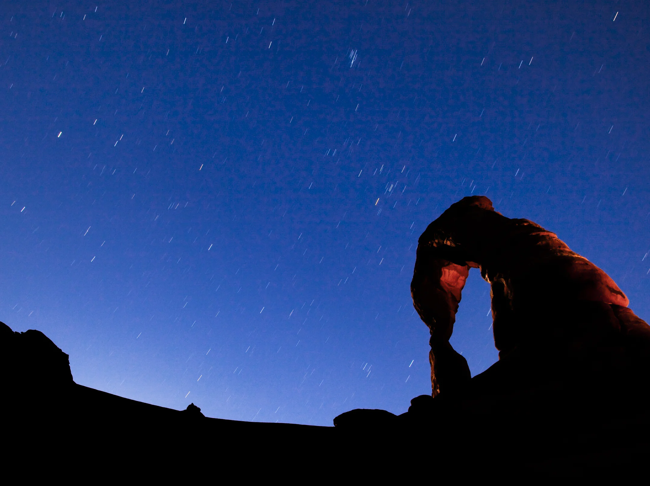 Delicate Arch Under Stars
