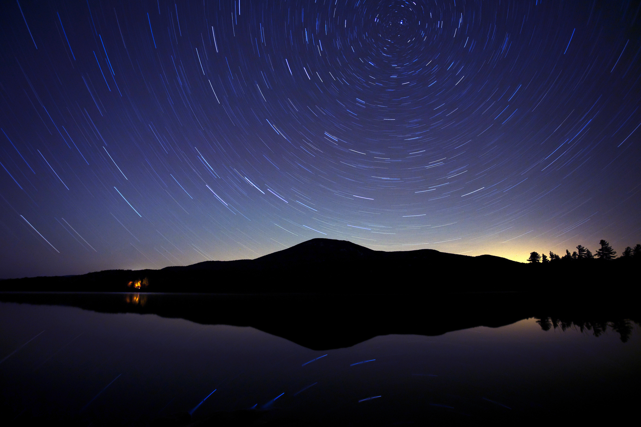 Starry Night at Blue Mountain Lake
