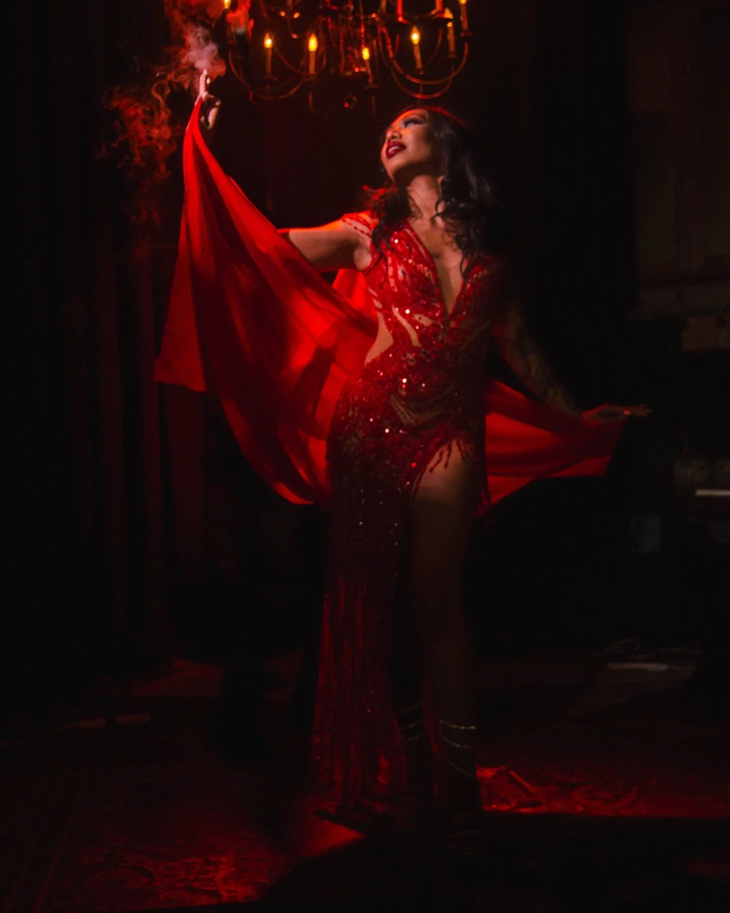 &ldquo;God might have made man stronger but not necessarily more intelligent. He gave women intuition and femininity. And, used properly, that combinations easily jumbles the brain of any man I&rsquo;ve ever met.&rdquo;
.
.
.
.
.
The speakeasy hummed
