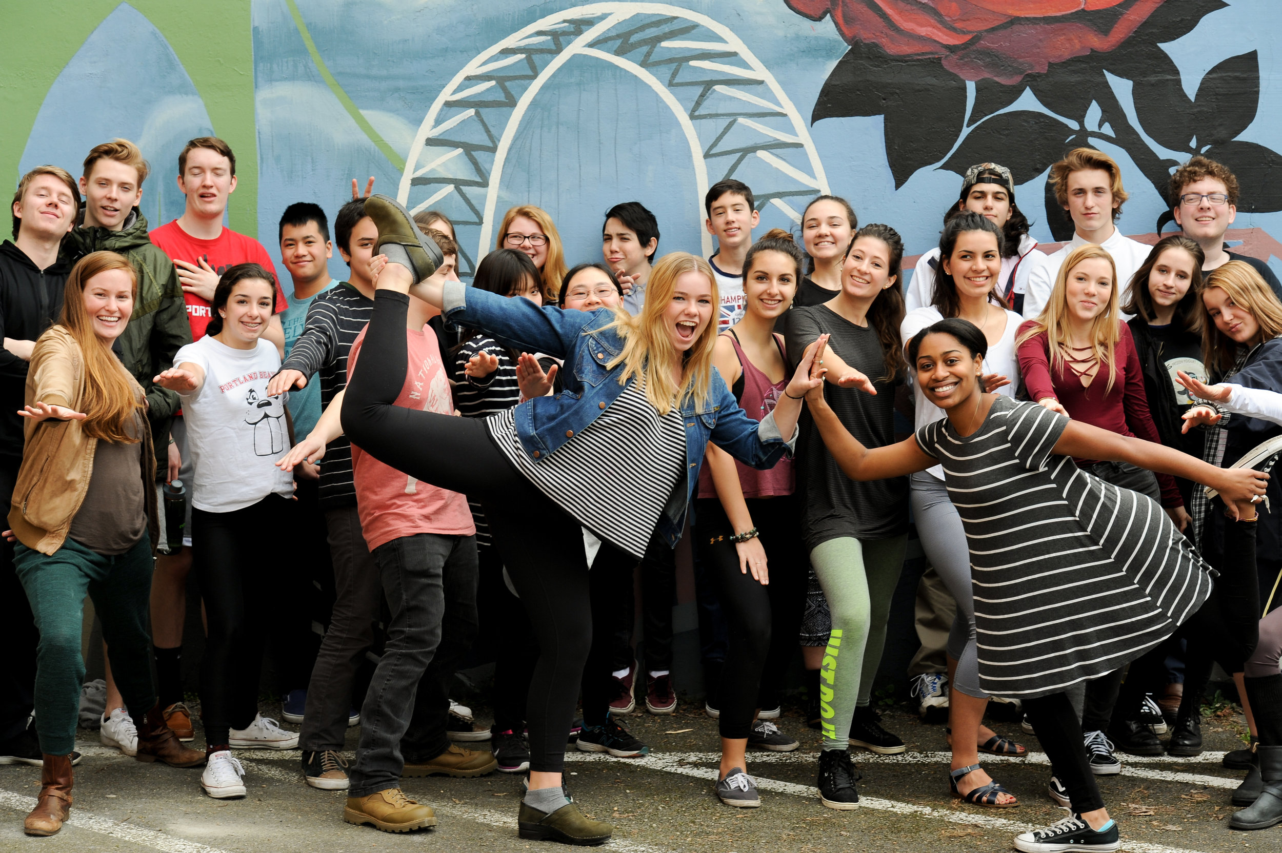 Students at Lincoln High School