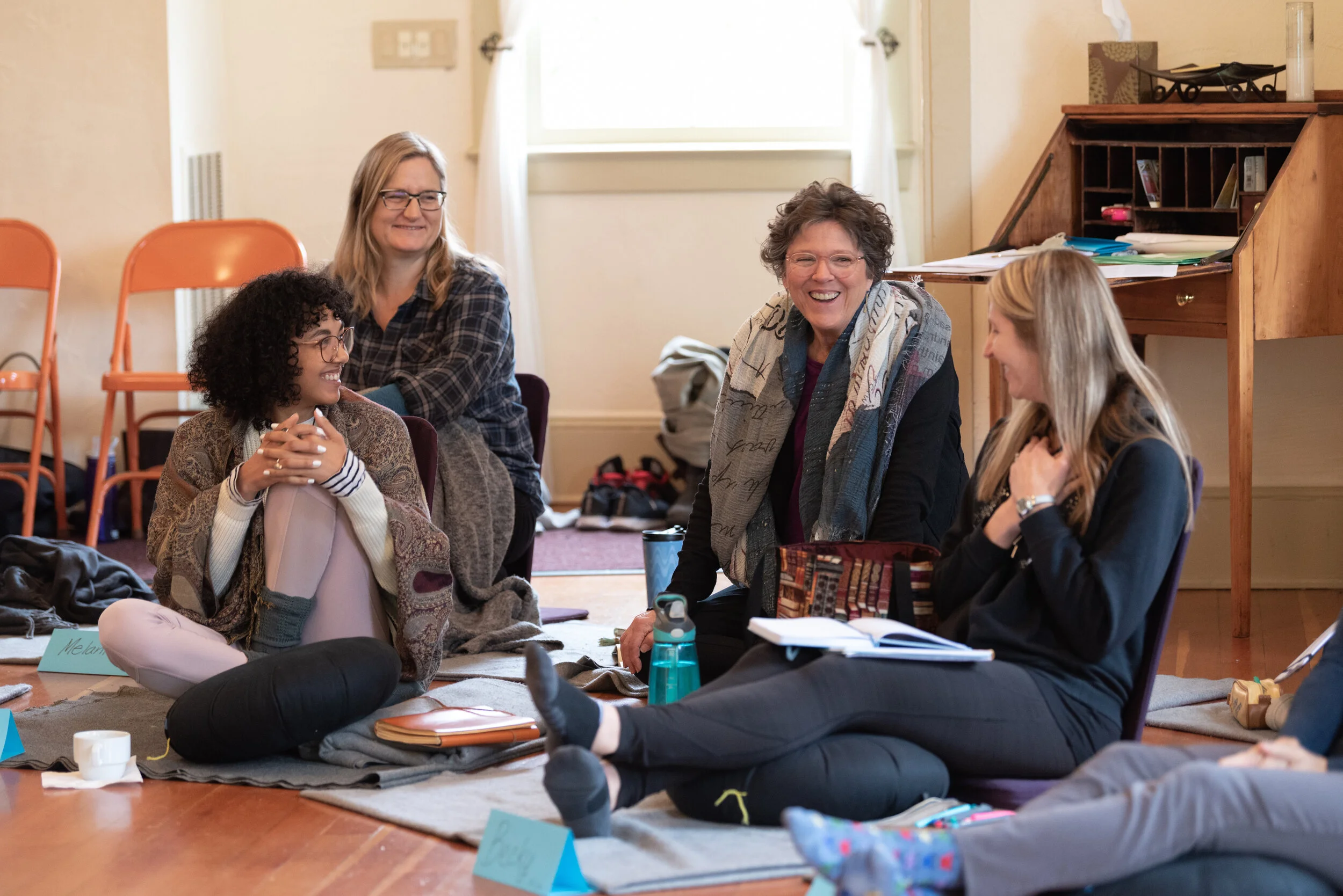 Becky at our Mindfulness for Youth-Serving Professionals weekend.