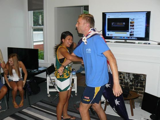 Show off: Liz and Paul win again @ Culture Night. Their dances and recipes were a hit!