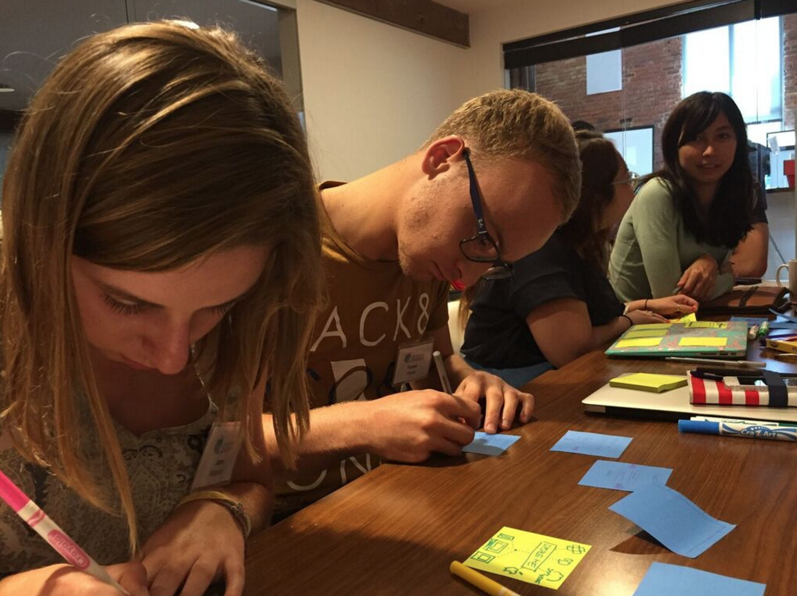 Students explore how to create a Customer Persona.