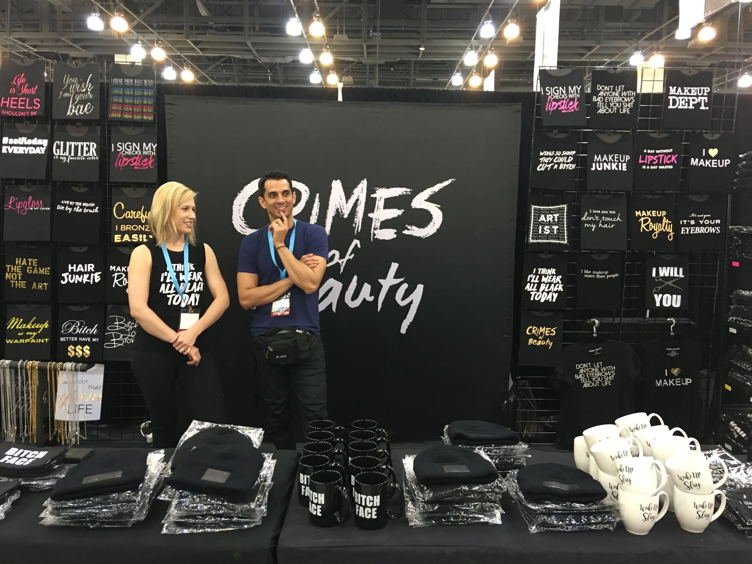Crimes of Beauty Booth, PHAMExpo Los Angeles 2016