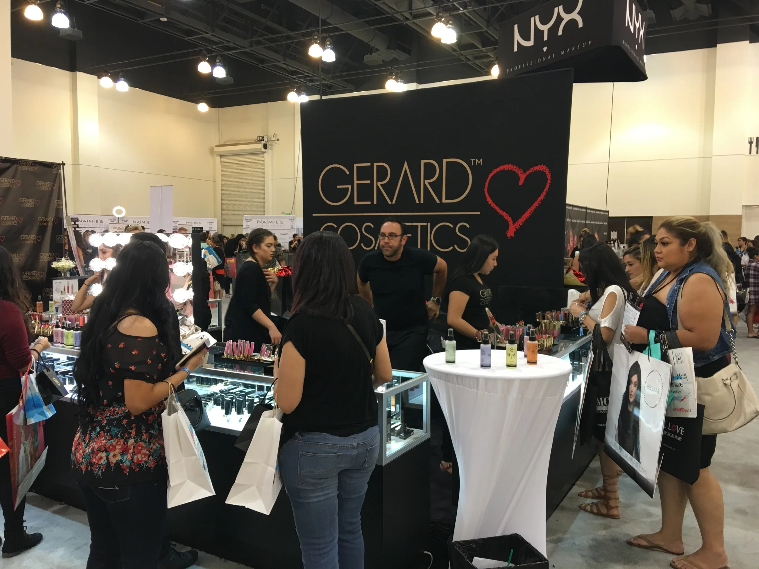 Gerard Cosmetics Booth, PHAMExpo Los Angeles 2016