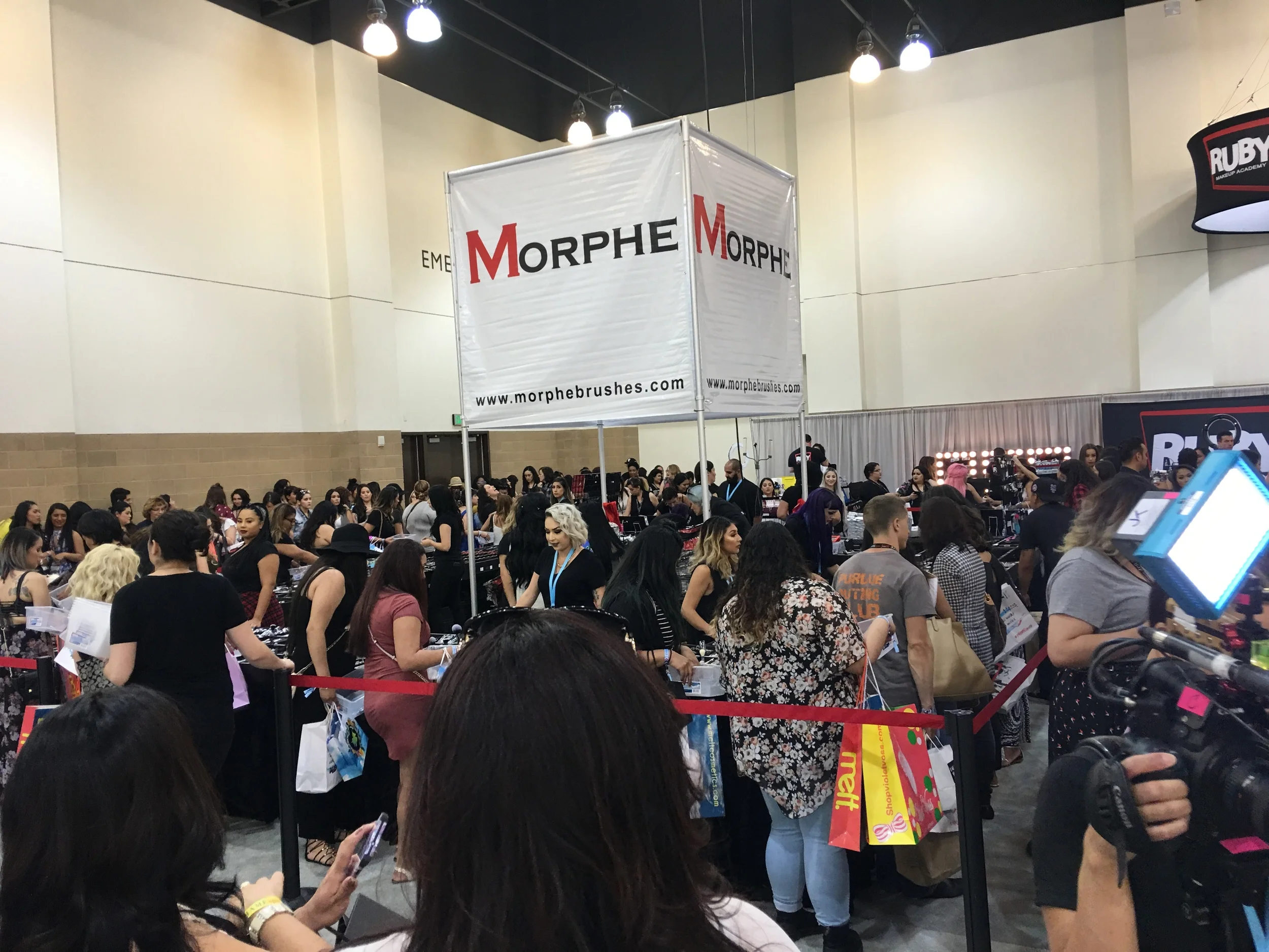 Morphe Brushes Booth, PHAMExpo Los Angeles 2016