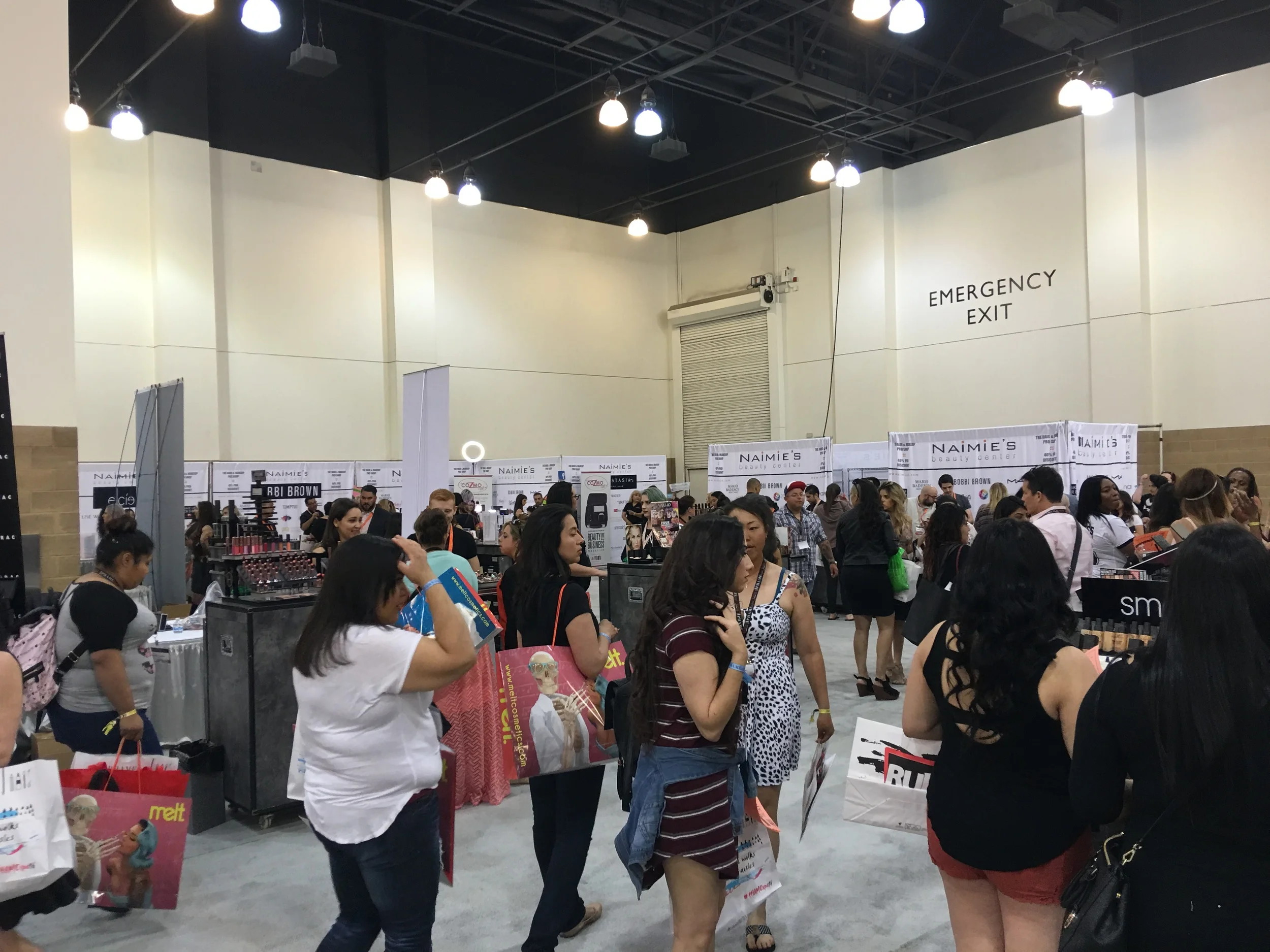 Naimie's Beauty Center Booth, PHAMExpo Los Angeles 2016