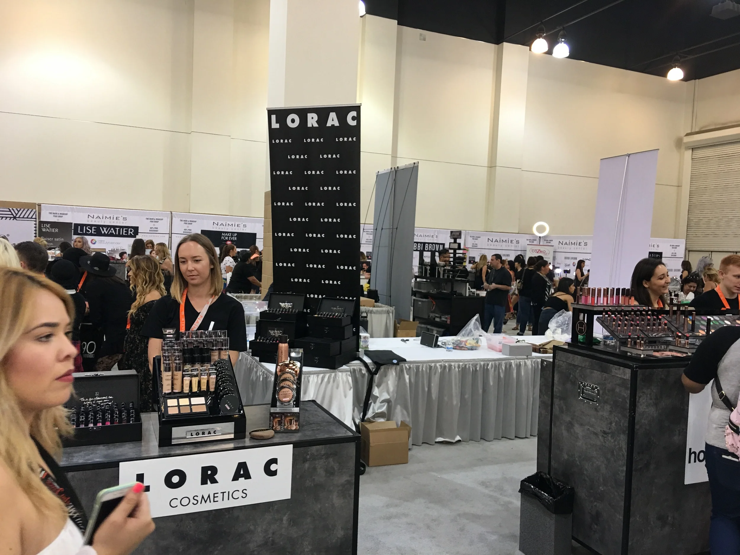 Naimie's Beauty Center Booth, PHAMExpo Los Angeles 2016