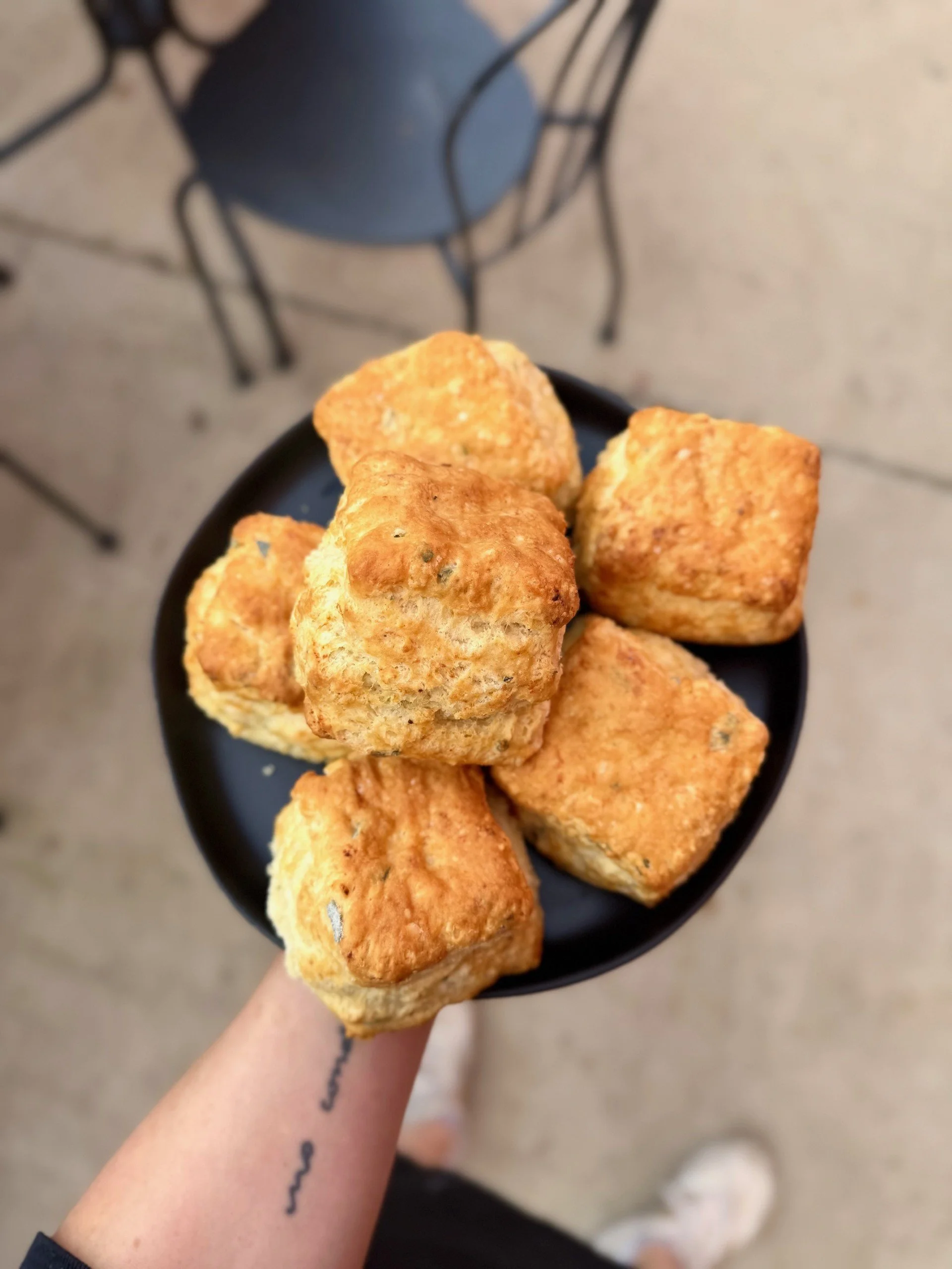 Goat Cheese and Sage Biscuits