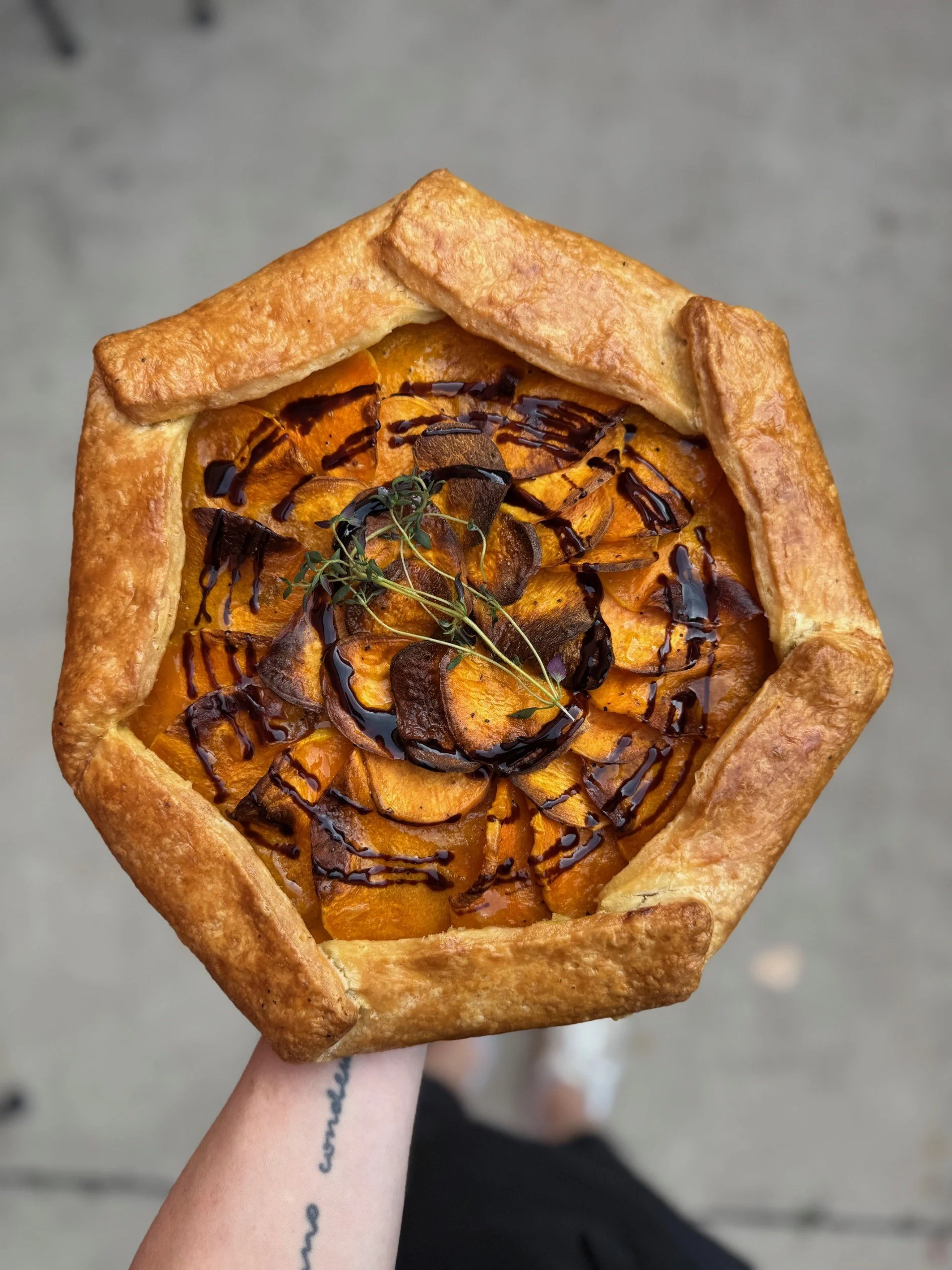 Butternut Squash & Sweet Potato Galette