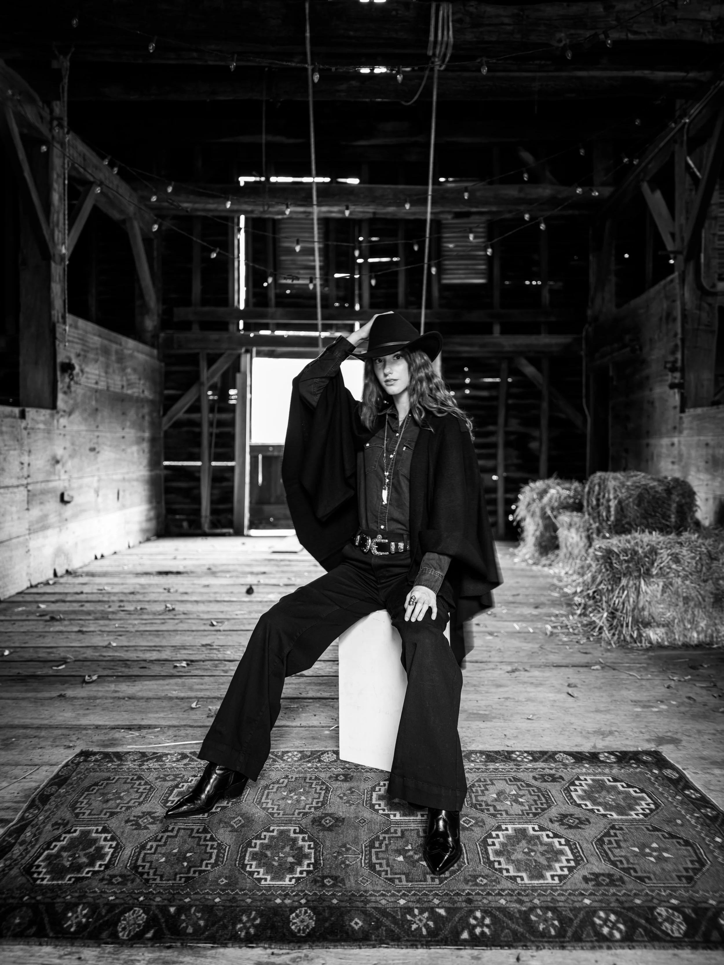 Cowgirl portrait by Courtney Wright