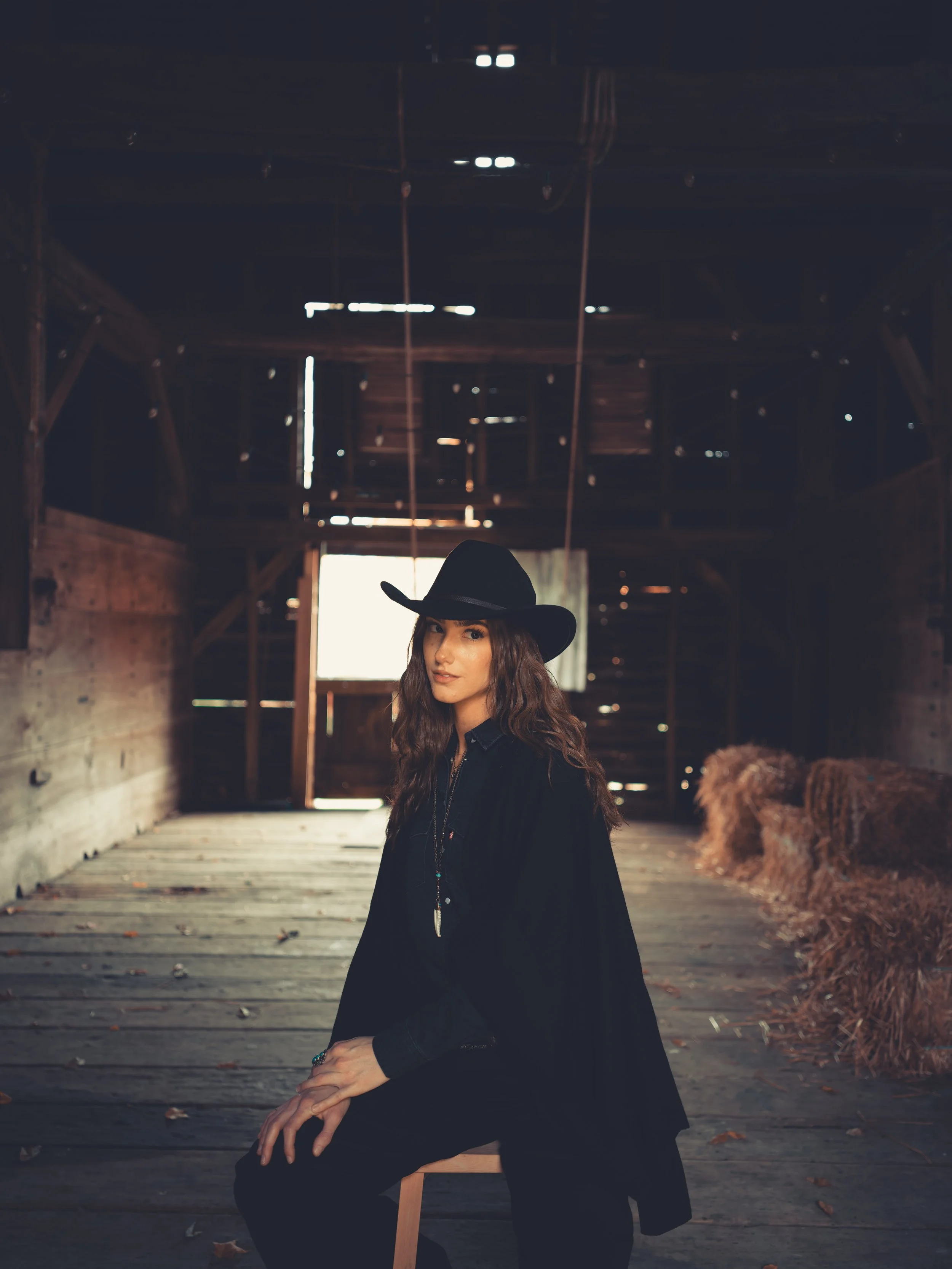 Cowgirl portrait by Courtney Wright