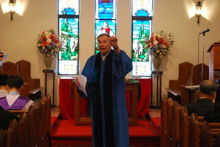 Pastor Bill preaching!
