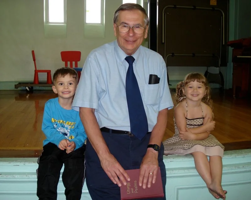 Pastor Bill with Matthew & Samantha