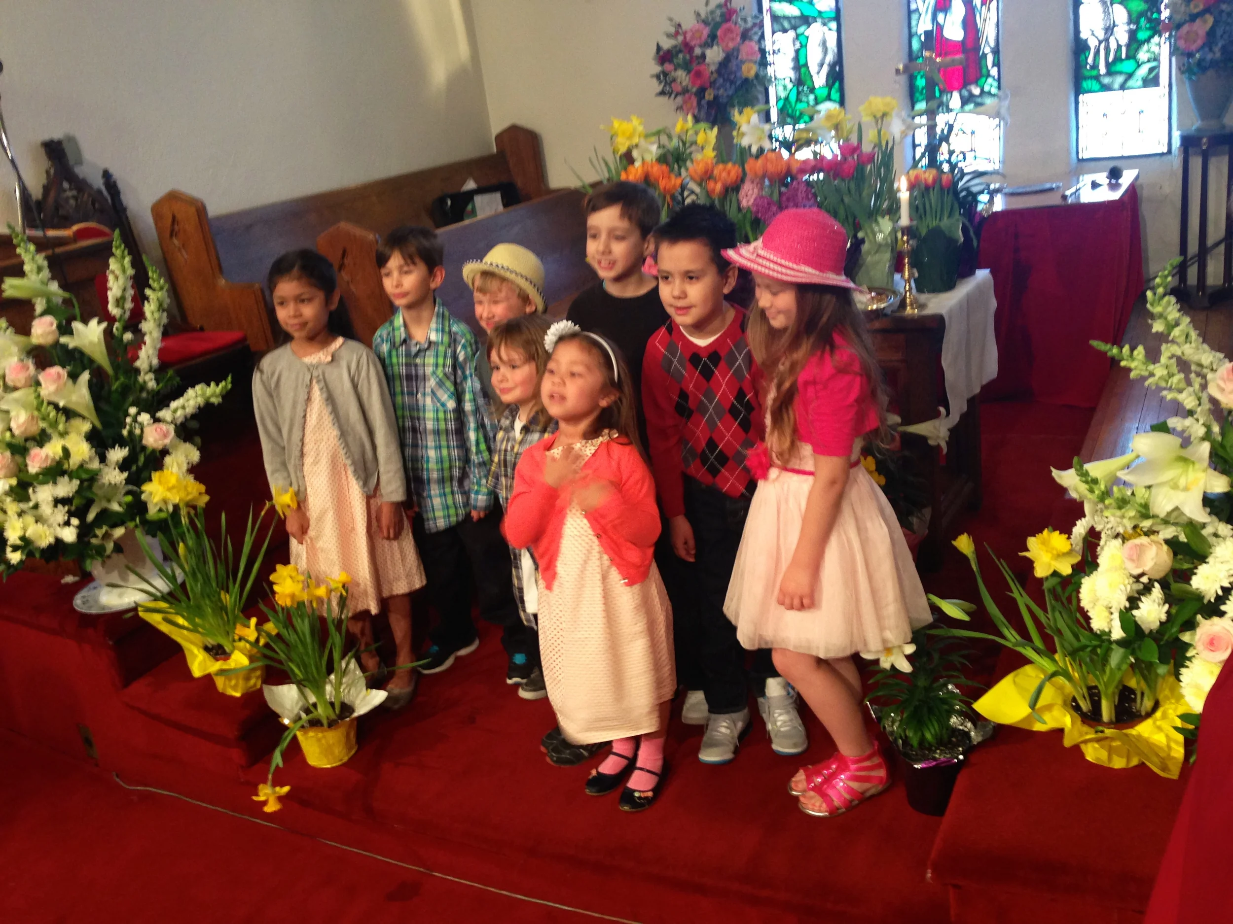Photo op on Easter Sunday