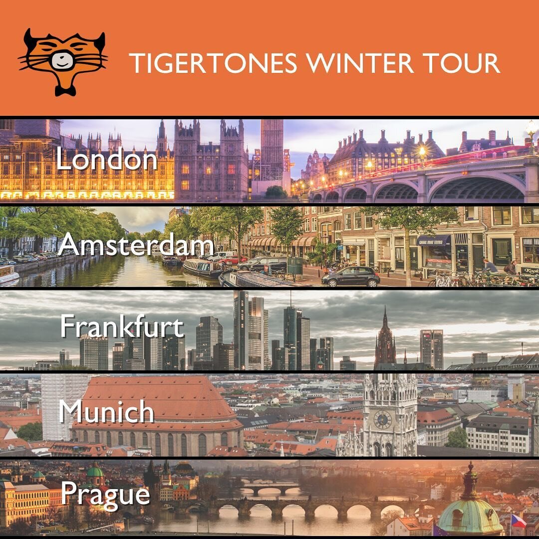 The Tones are excited to announce that we will be hitting the road again this January for our Winter Tour! From January 11-26, we look forward to seeing you at these international destinations across Europe!