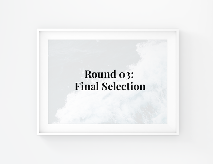 Round 03: The winning shot, a personal favorite.