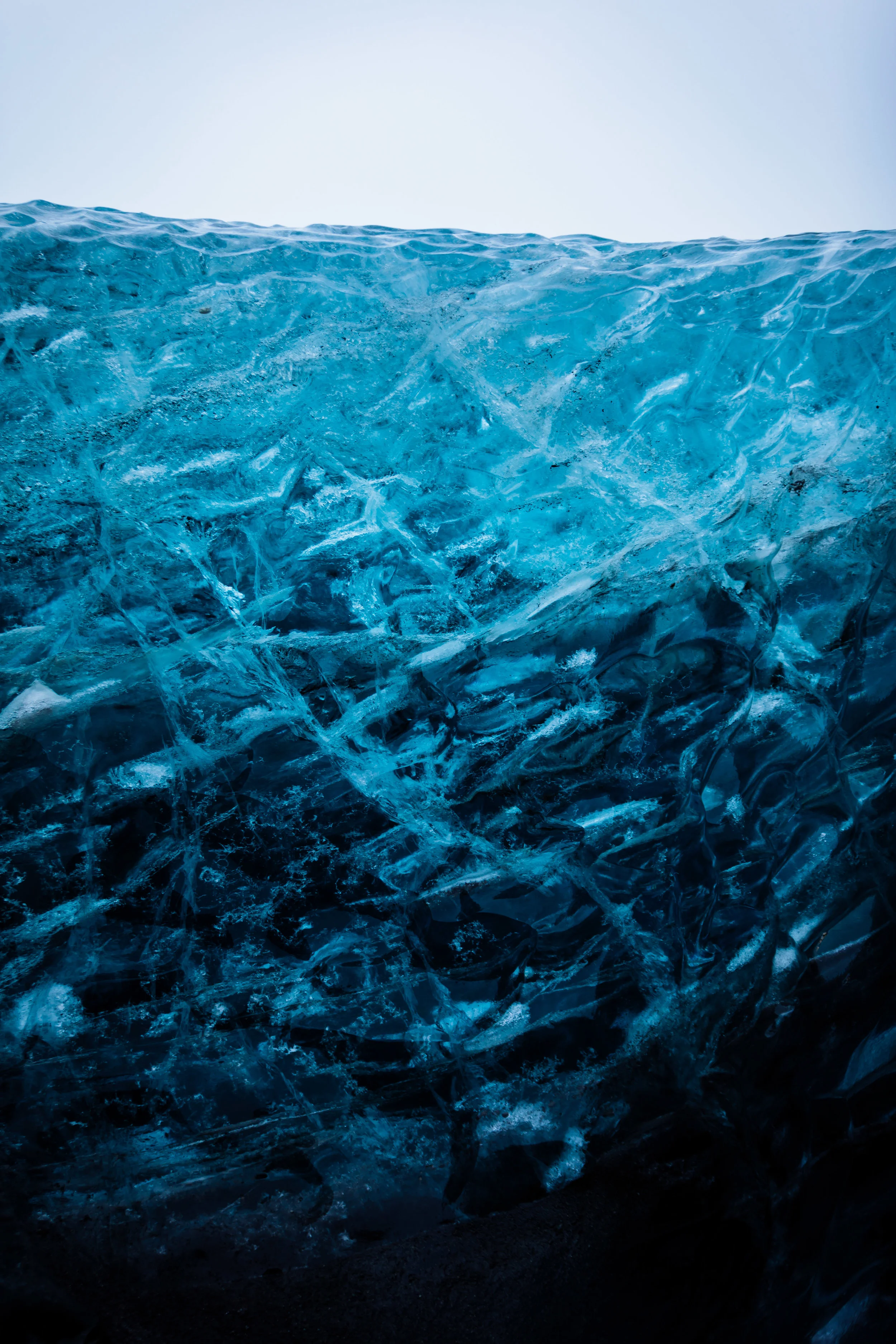Ice Wall Textures 002 South Coast, Iceland