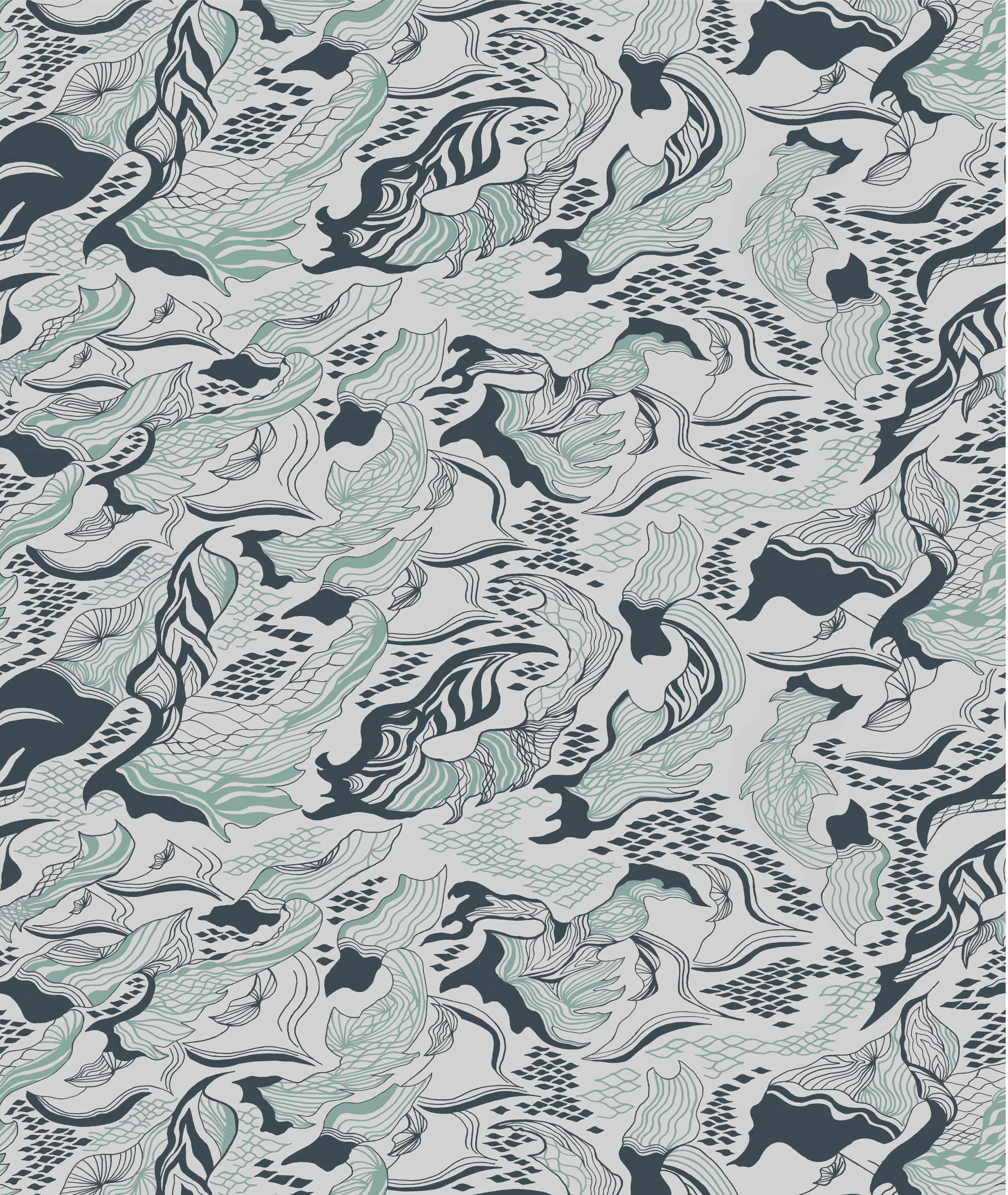 sirens ocean print design