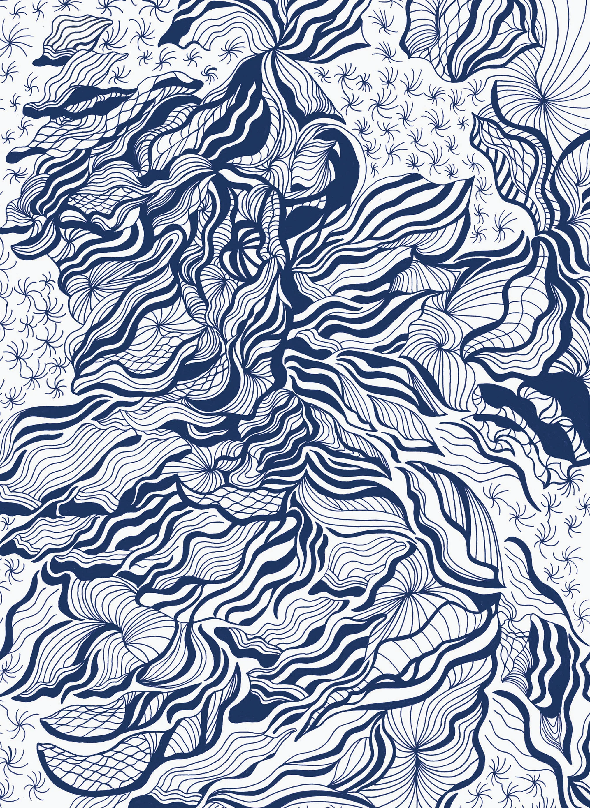 sirens ocean print design 