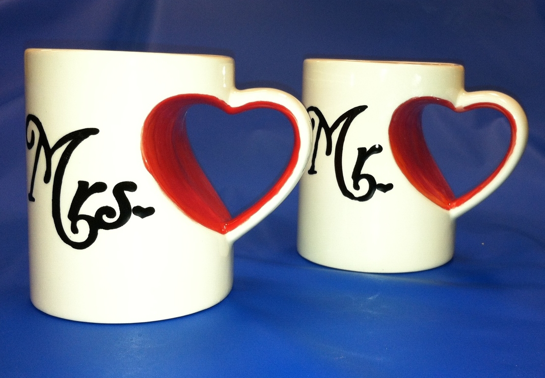 Heart Mugs - Fired