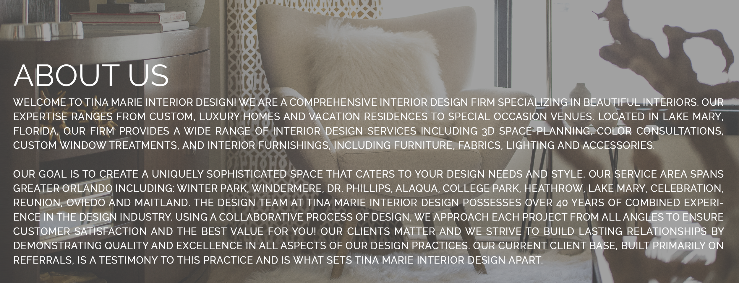 About Tina Marie Interior Design