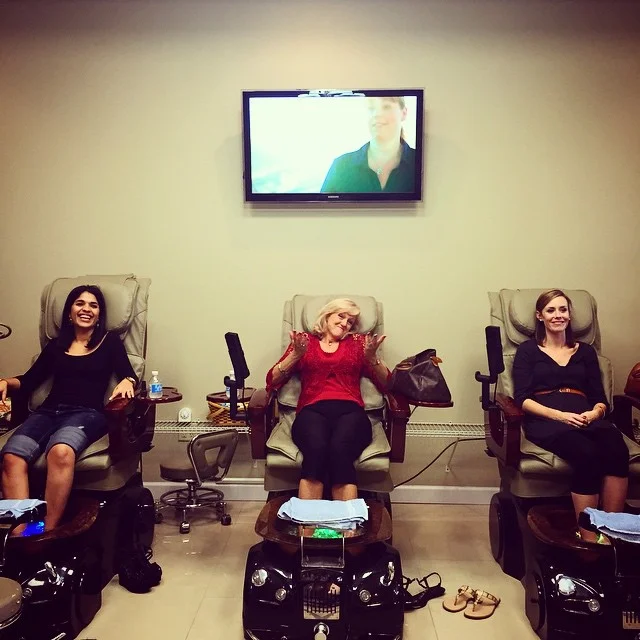 ...and pedicures!