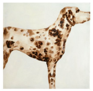 DALMATIAN ART ON CANVAS $175 40X40