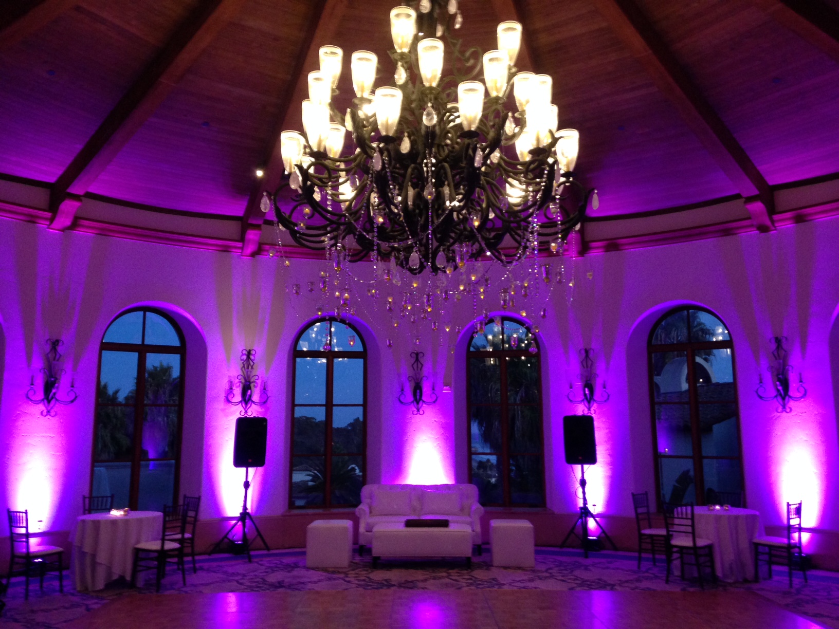 Santa Barbara Wedding DJs Event Lighting : Full lighting design house, lighting design, professional lighting