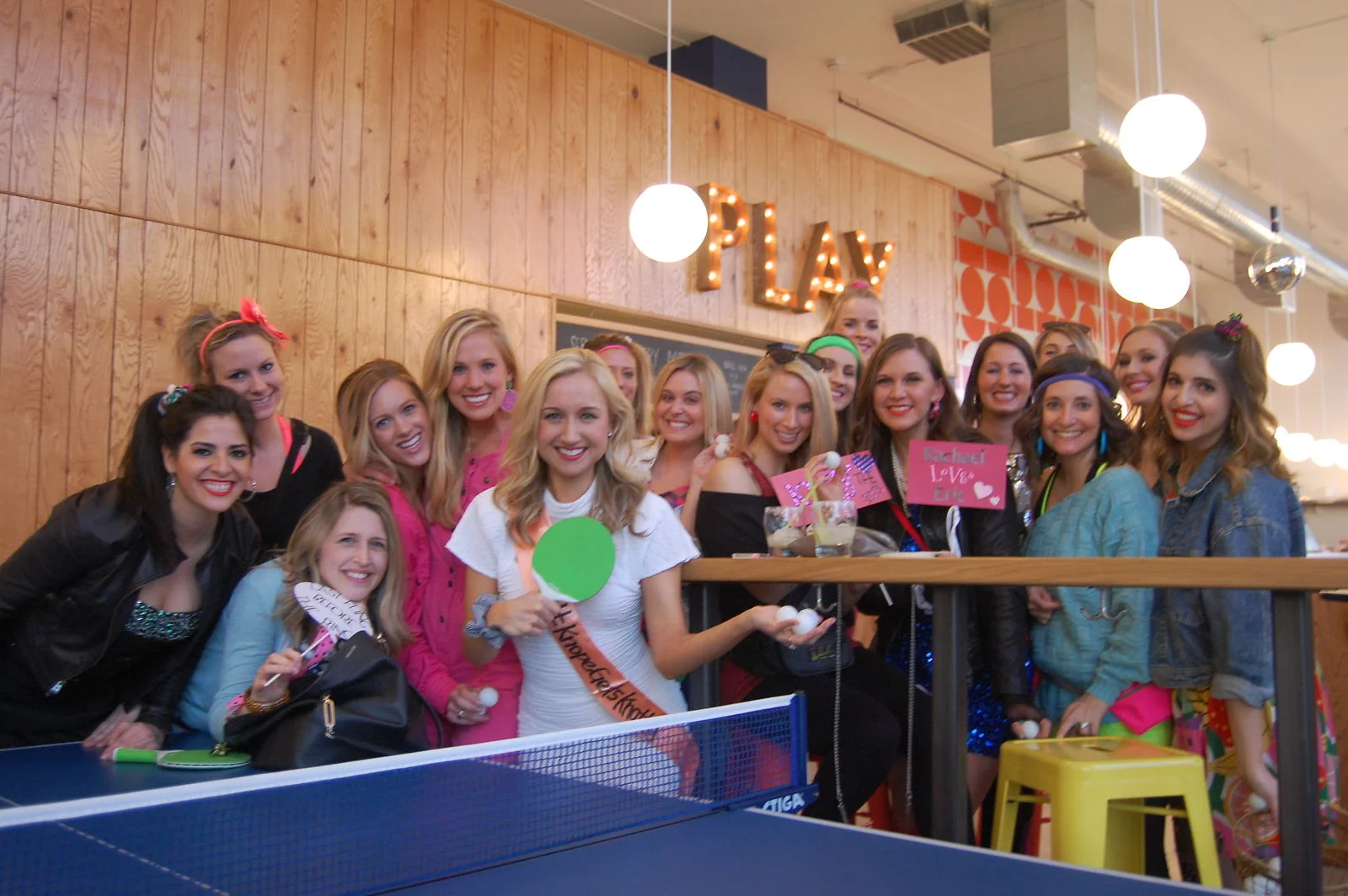 Pong. Eat. Drink. at Pips & Bounce