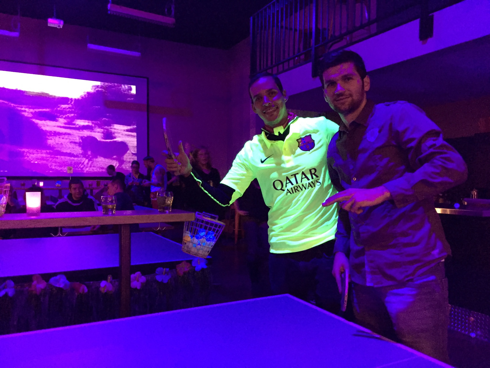 Pong. Eat. Drink. at Pips & Bounce