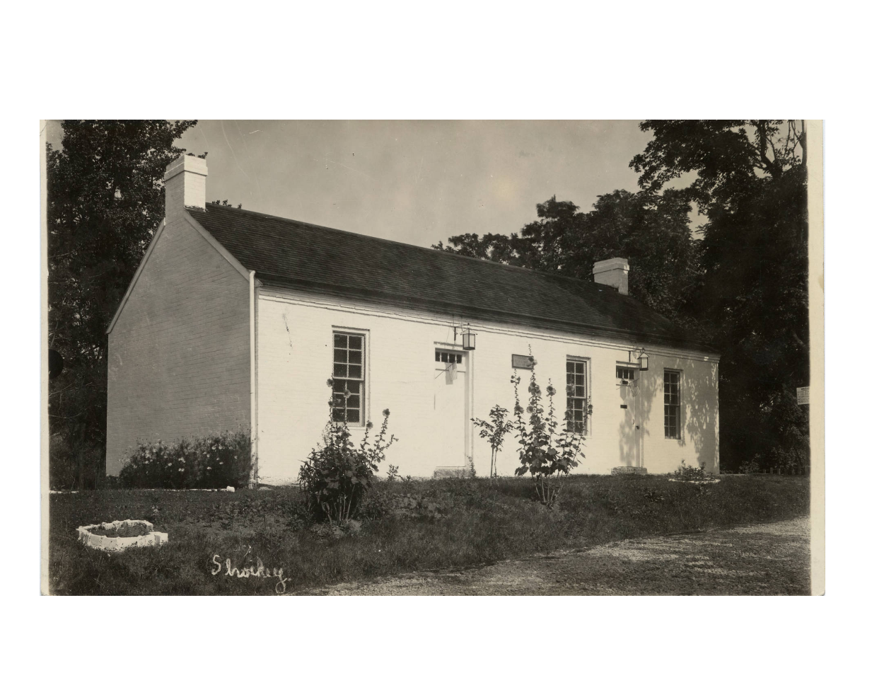 The Schoolhouse as it appeared in 1935.