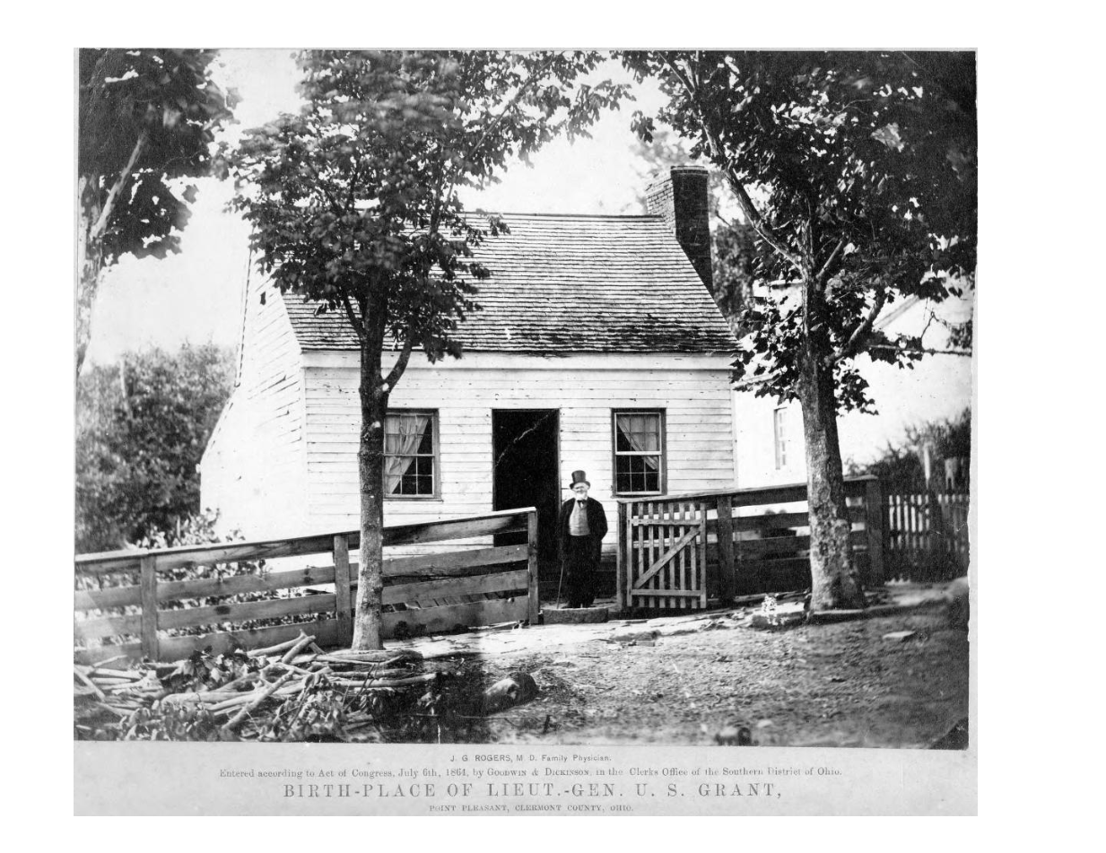 The Birthplace in 1864.