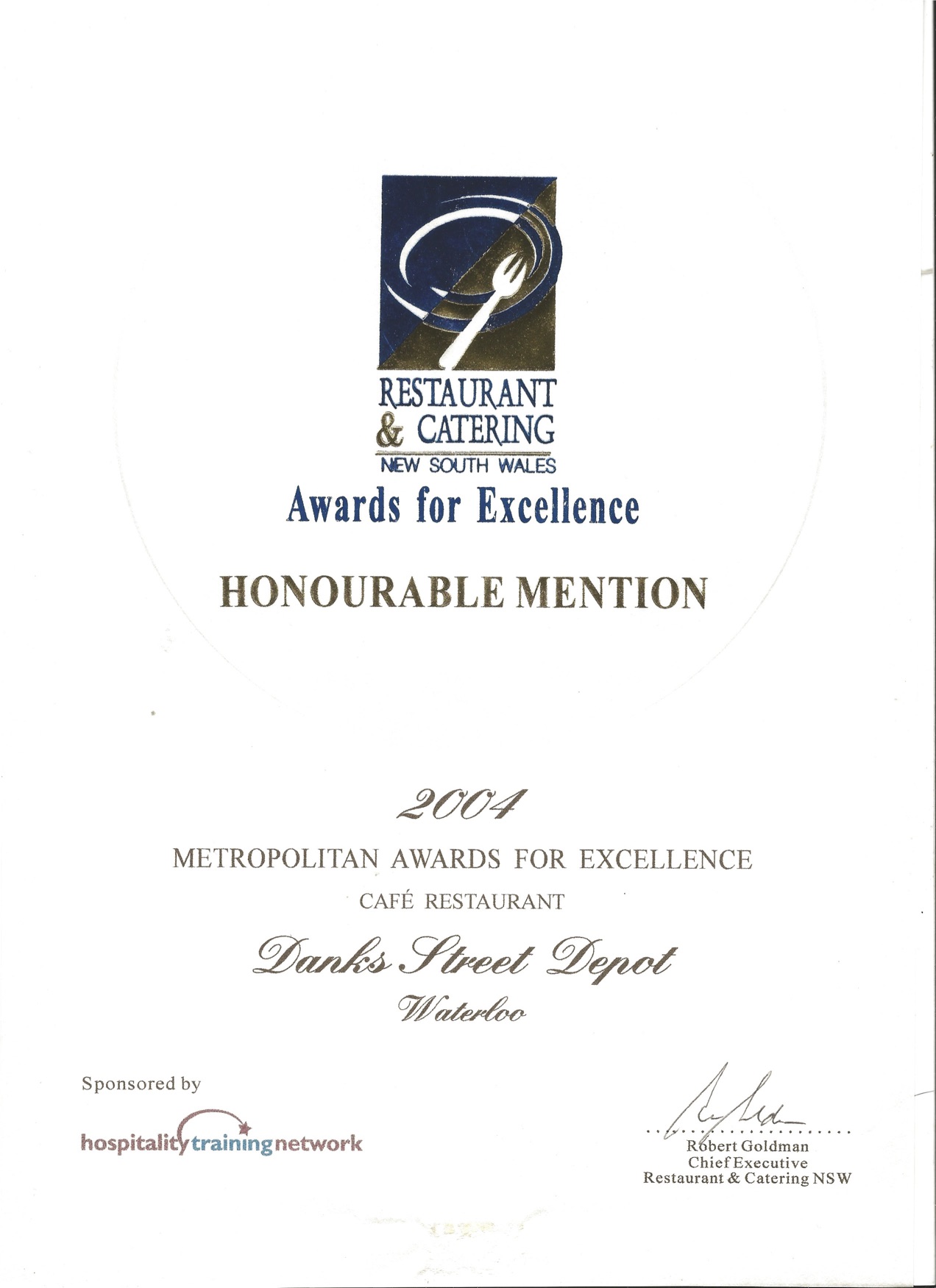 RESTAURANT & CATERING AWARDS FOR EXCELLENCE 2004.jpg