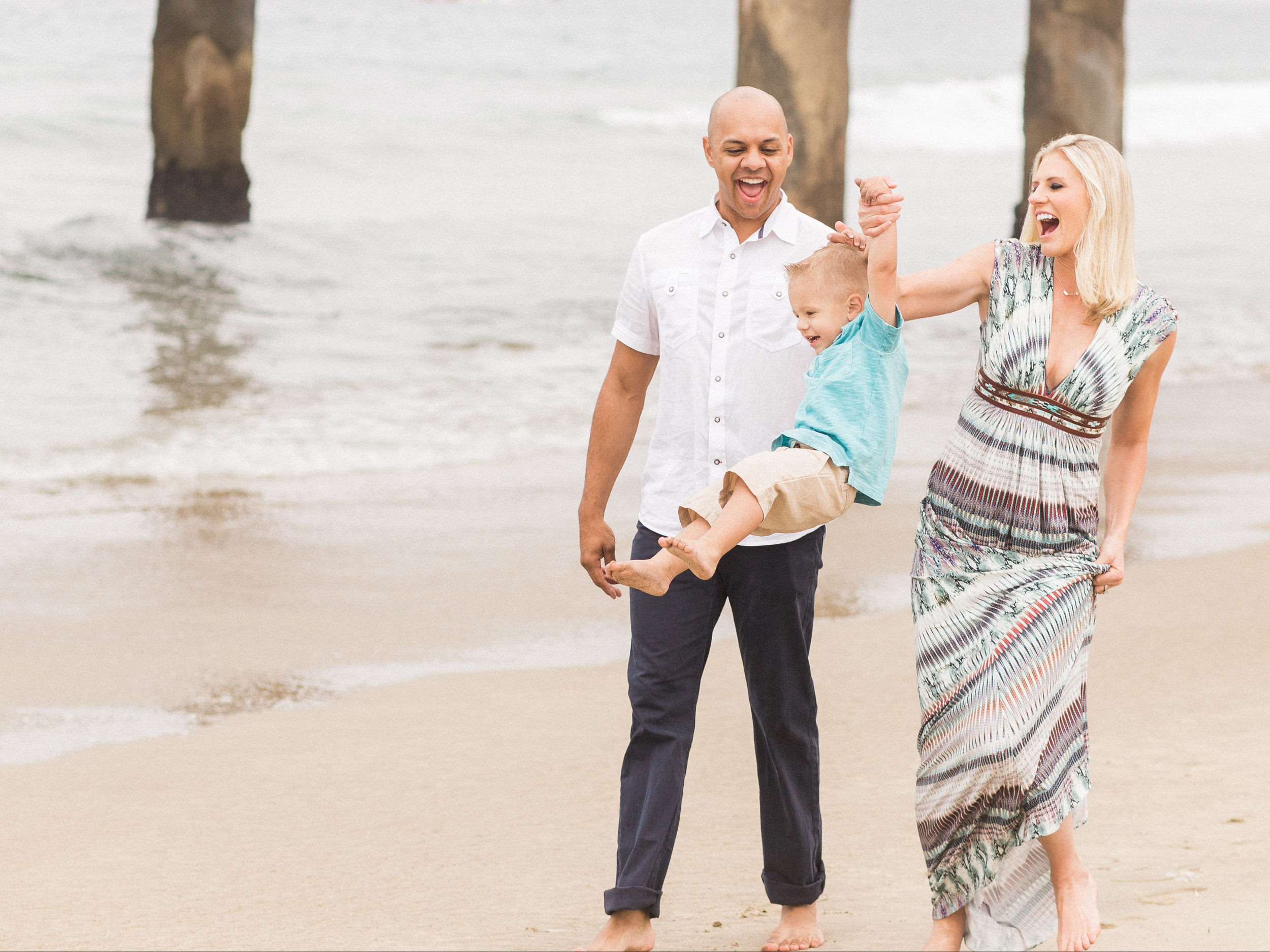  Manhattan Beach Krishnan Family Portrait Photography Session from South Bay family and wedding portrait photography business Daniel Doty Photography.  