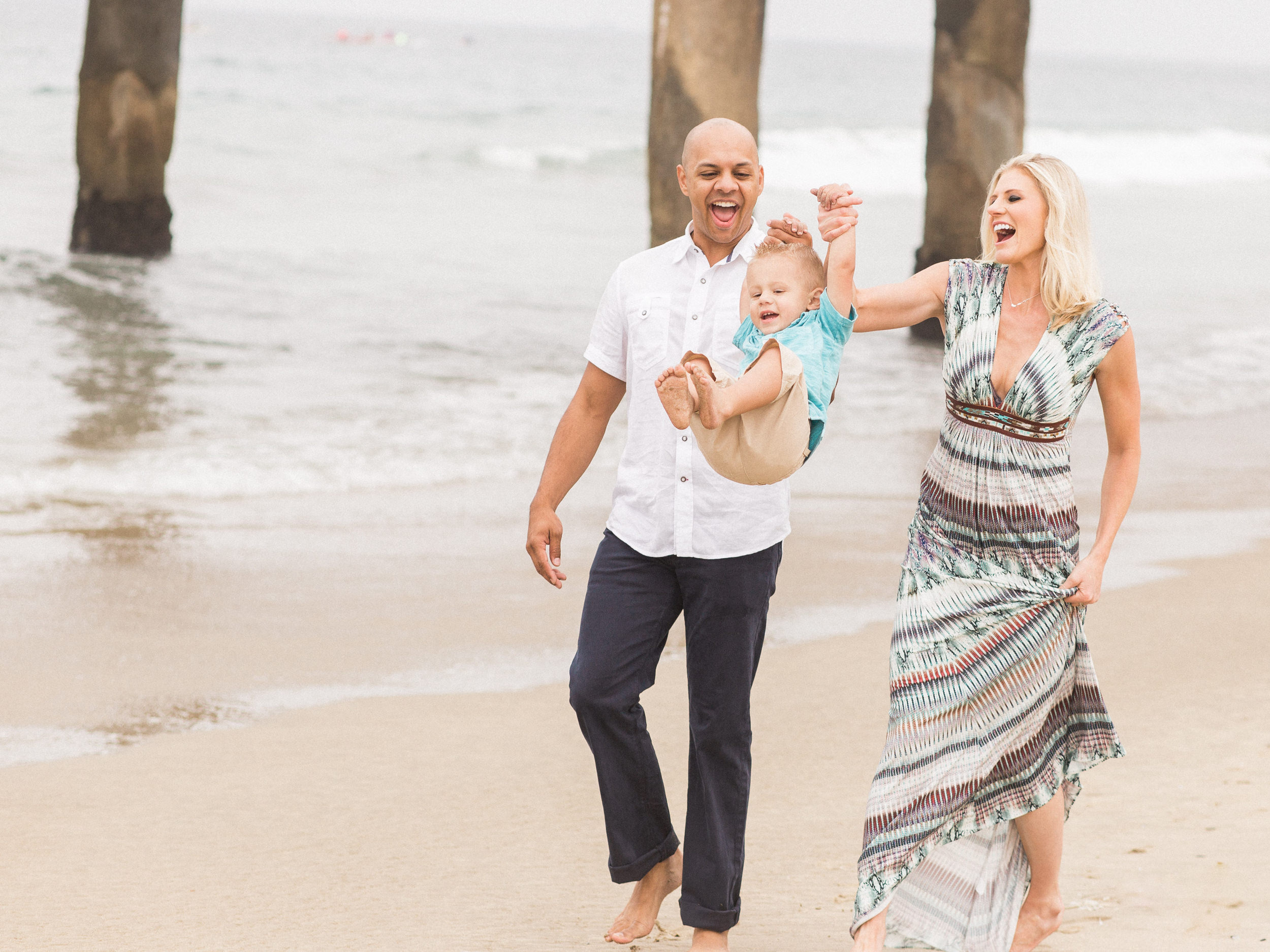  Manhattan Beach Krishnan Family Portrait Photography Session from South Bay family and wedding portrait photography business Daniel Doty Photography.  