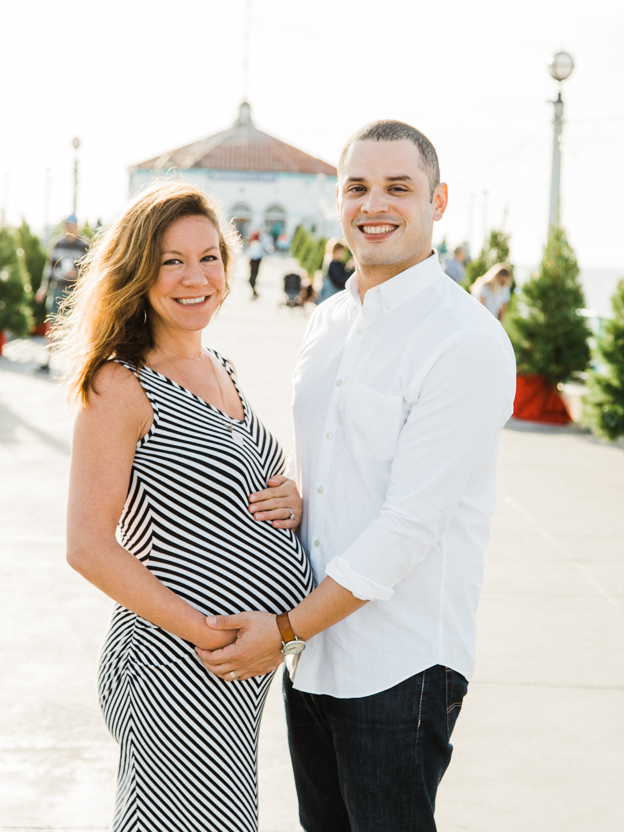  Juli and Tim Maternity Portrait Session at The Manhattan Beach Pier in Manhattan Beach, CA from Daniel Doty Photography. Maternity Portrait Session at The Manhattan Beach Pier Photographs and Maternity Portrait Session at The Manhattan Beach Pier Ph