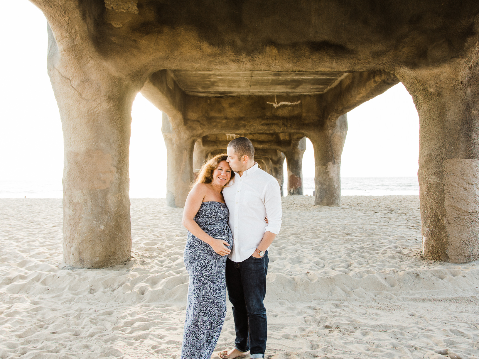  Juli and Tim Maternity Portrait Session at The Manhattan Beach Pier in Manhattan Beach, CA from Daniel Doty Photography. Maternity Portrait Session at The Manhattan Beach Pier Photographs and Maternity Portrait Session at The Manhattan Beach Pier Ph