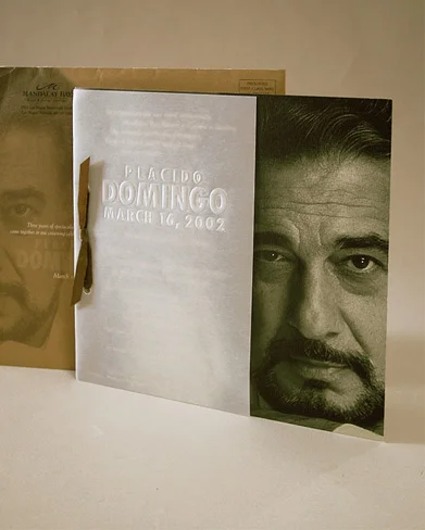  Mandalay Bay/PDomingo Concert Invite 