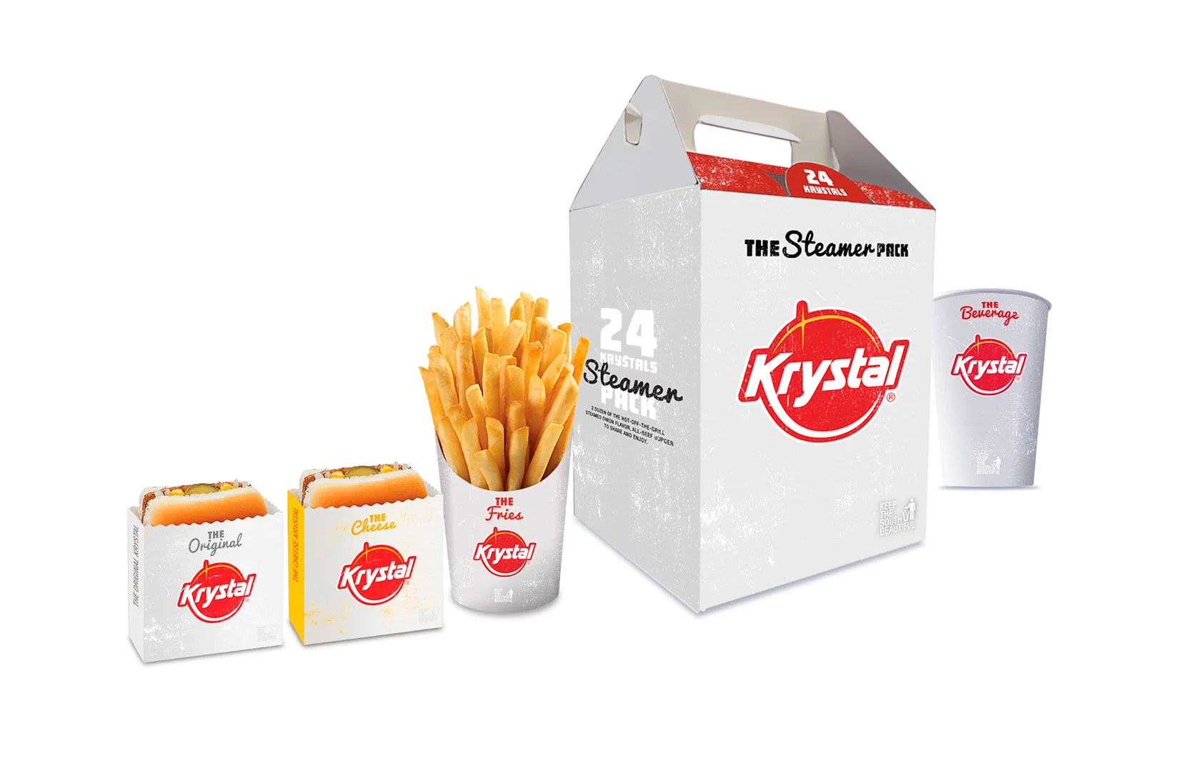  Krystal Burger Package Design 